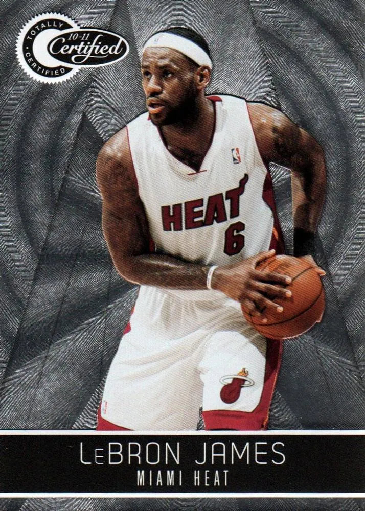 2010-11 Panini Totally Certified Lebron James #45 card image