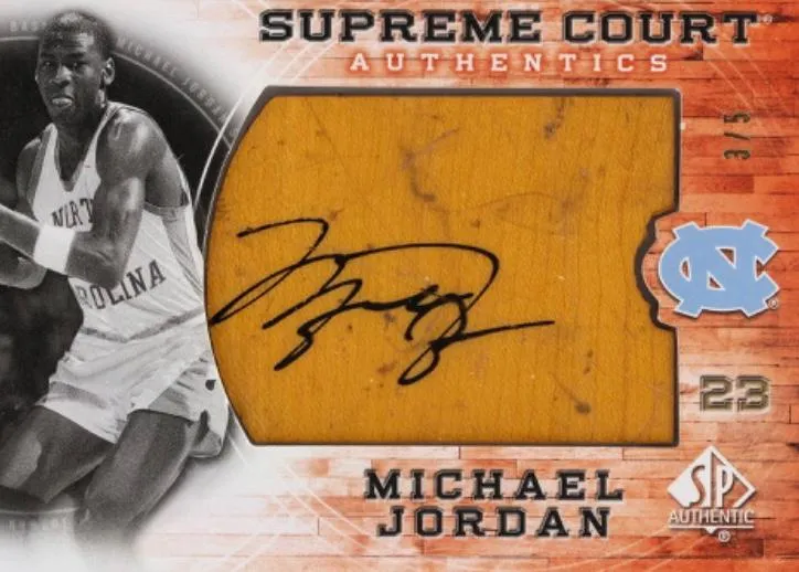 2010-11 SP Authentic Michael Jordan Supreme Court Floor Autographs #MJ-11 card image