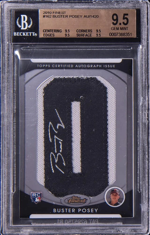 2010-11 Topps Finest Buster Posey #162 card image