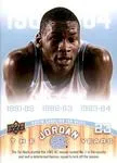 2010-11 Upper Deck North Carolina Tar Heels Michael Jordan #165 card image