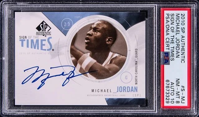2010-11 Upper Deck SP Authentic Michael Jordan Sign Of The Times #S-MJ card image
