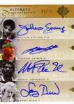 2010-11 Upper Deck Ultimate Collection Lebron James Ultimate Signatures Quad #JJJB card image