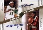 2010-11 Upper Deck Ultimate Collection Lebron James Ultimate Rivalries #R-MJ card image