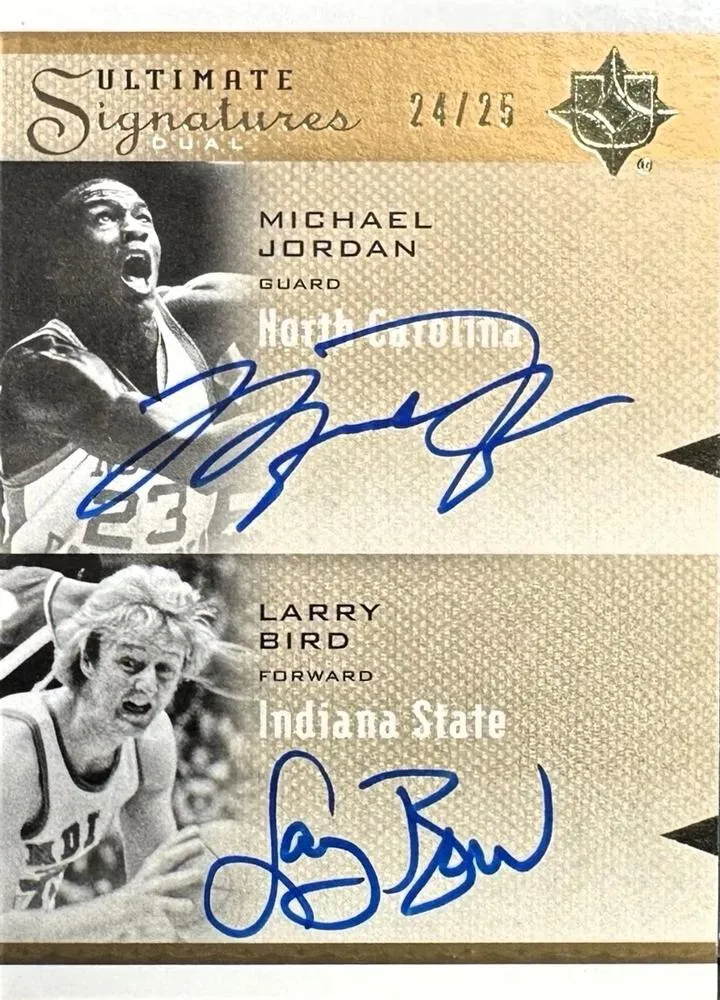 2010-11 Upper Deck Ultimate Collection Michael Jordan Ultimate Signatures Dual #D-BJ card image
