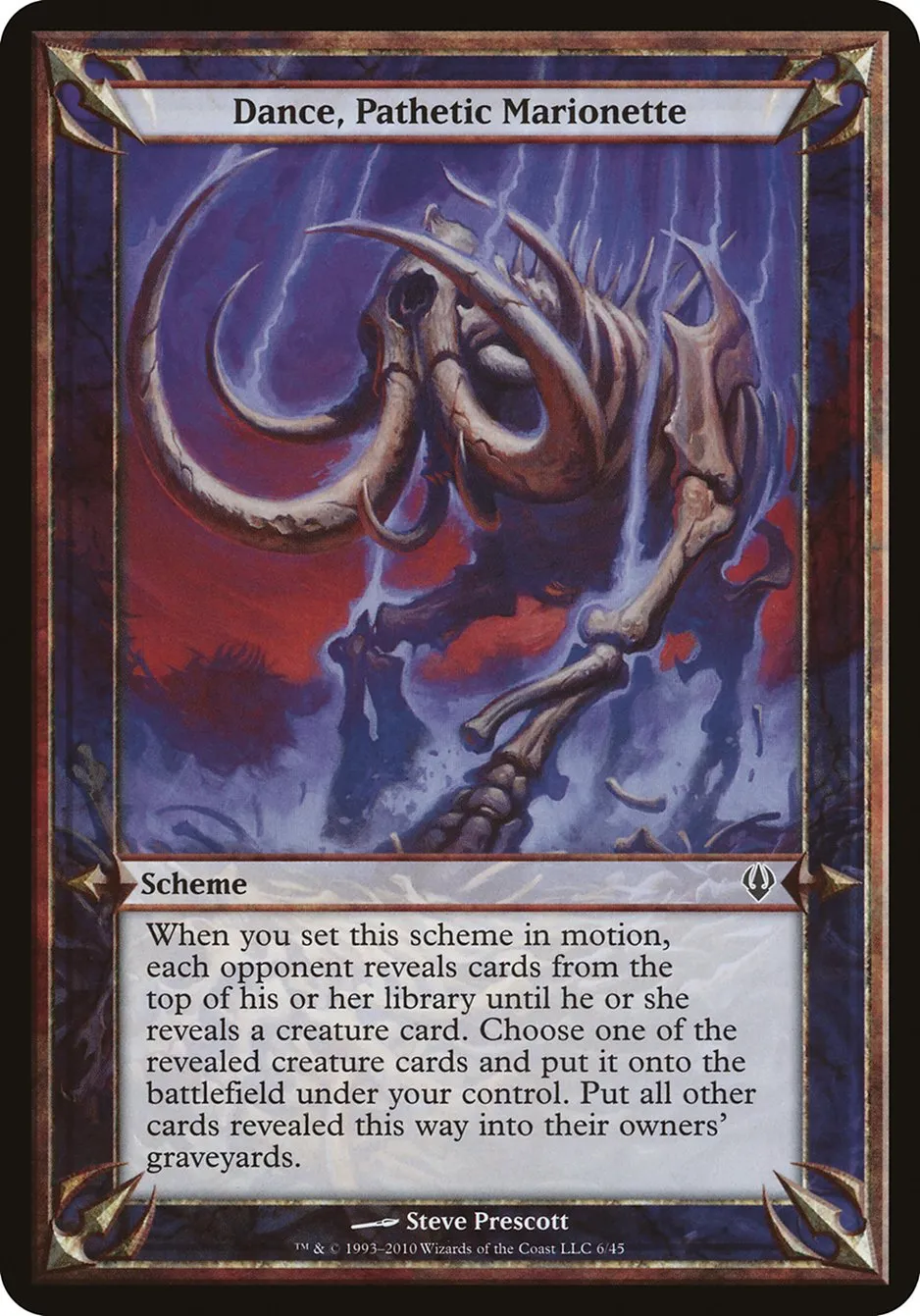 2010 Archenemy Schemes Dance, Pathetic Marionette common #6★ unlisted card image