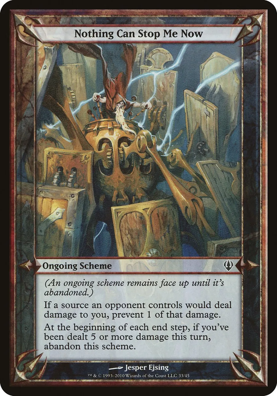 2010 Archenemy Schemes Nothing Can Stop Me Now common #33★ unlisted card image