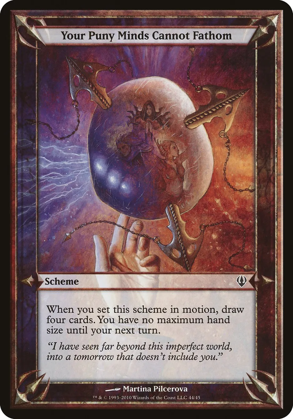 2010 Archenemy Schemes Your Puny Minds Cannot Fathom common #44★ unlisted card image
