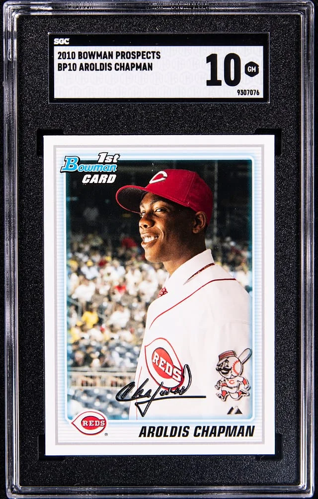 2010 Bowman Aroldis Chapman Prospects #BP10 card image