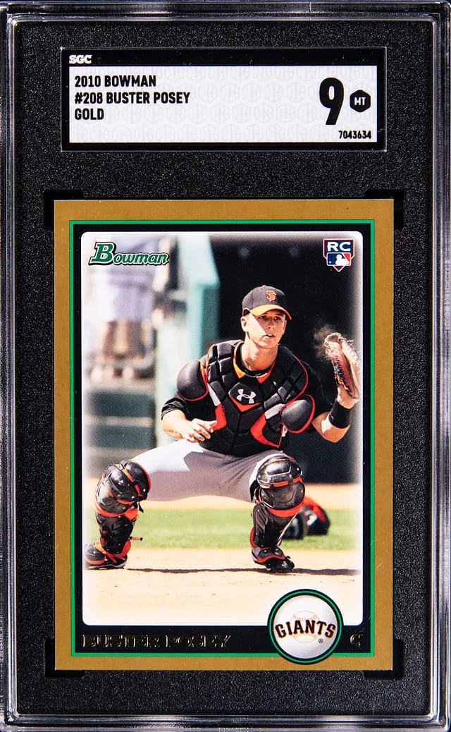 2010 Bowman Buster Posey Gold #208 card image