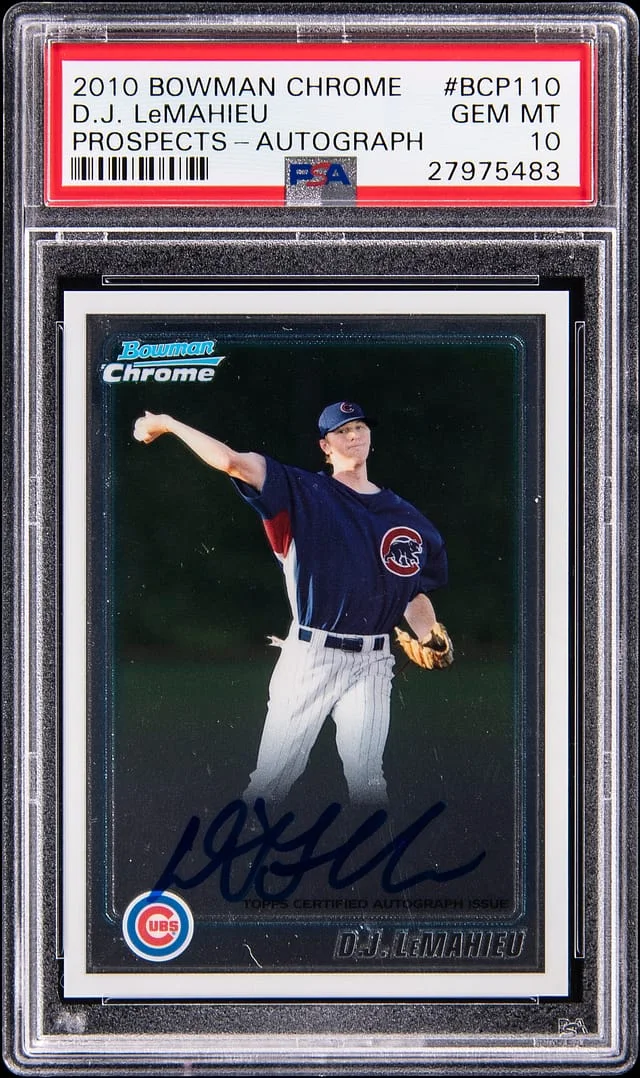 2010 Bowman Chrome D.J. LeMahieu Prospect Autographs #BCP110 card image