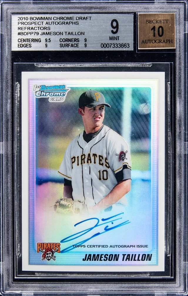2010 Bowman Chrome Draft Jameson Taillon Prospects Autographs #BDPP79 card image