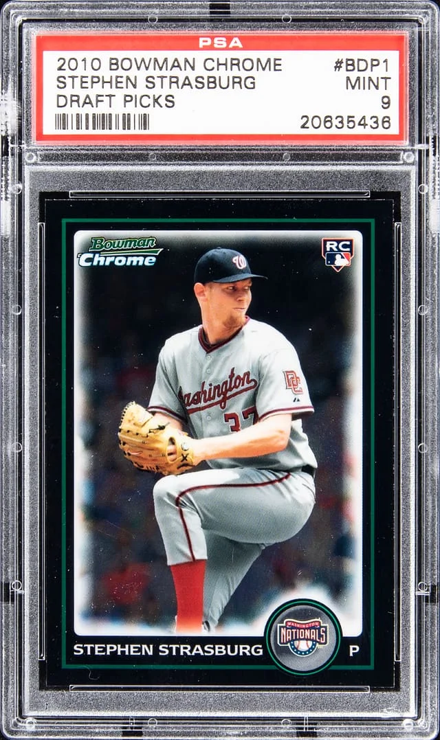 2010 Bowman Chrome Draft Stephen Strasburg Picks #BDP1 card image