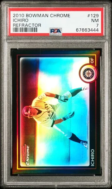 2010 Bowman Chrome Ichiro Refractor #129 card image