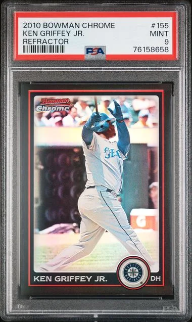 2010 Bowman Chrome Ken Griffey Jr. Refractor #155 card image