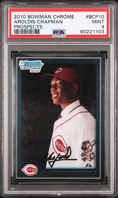 2010 Bowman Chrome Prospects Aroldis Chapman #BCP10 card image