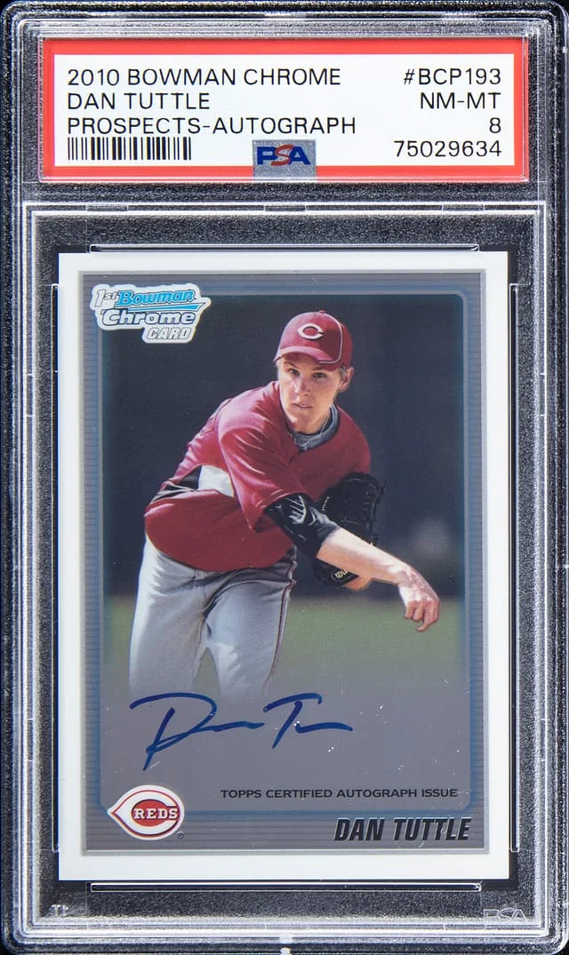 2010 Bowman Chrome Prospects Dan Tuttle Autograph #BCP193 card image