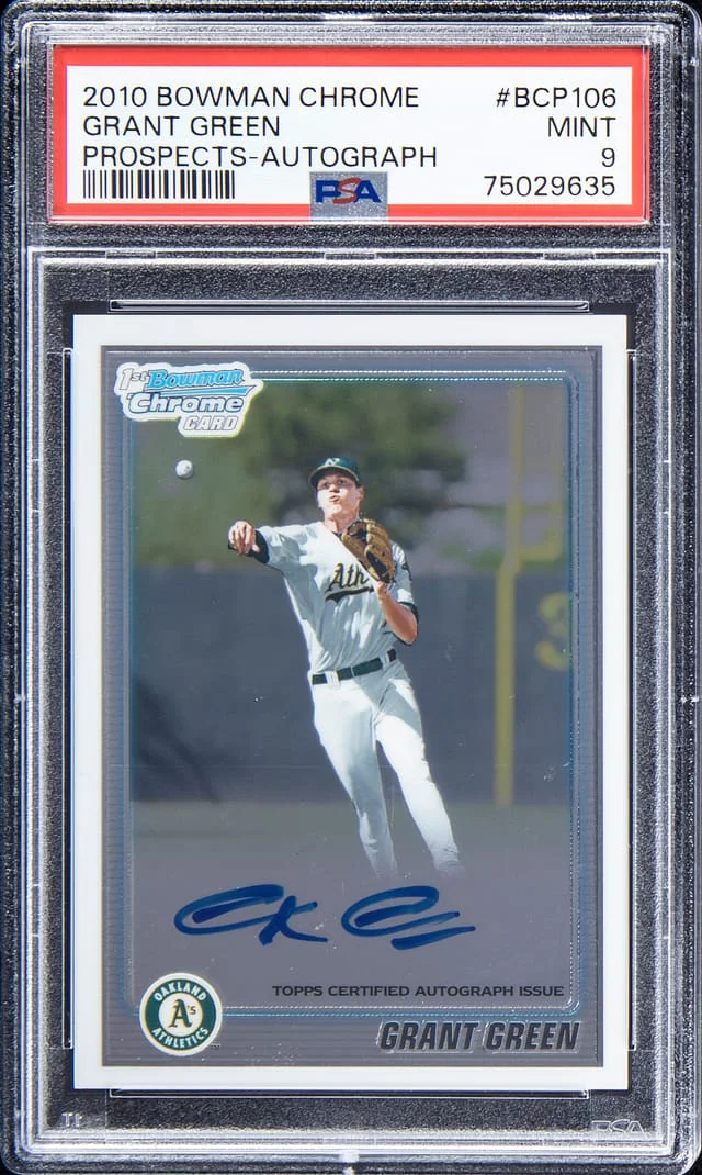 2010 Bowman Chrome Prospects Grant Autograph #BCP106 card image