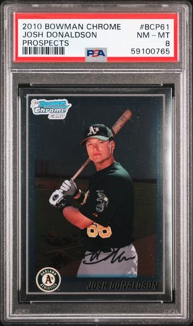 2010 Bowman Chrome Prospects Josh Donaldson #Bcp61 card image