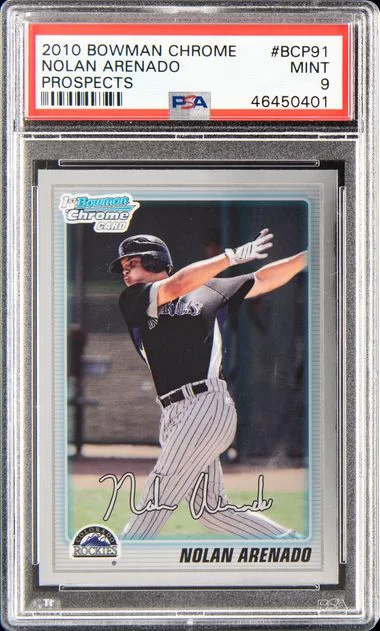 2010 Bowman Chrome Prospects Nolan Arenado #Bcp91 card image