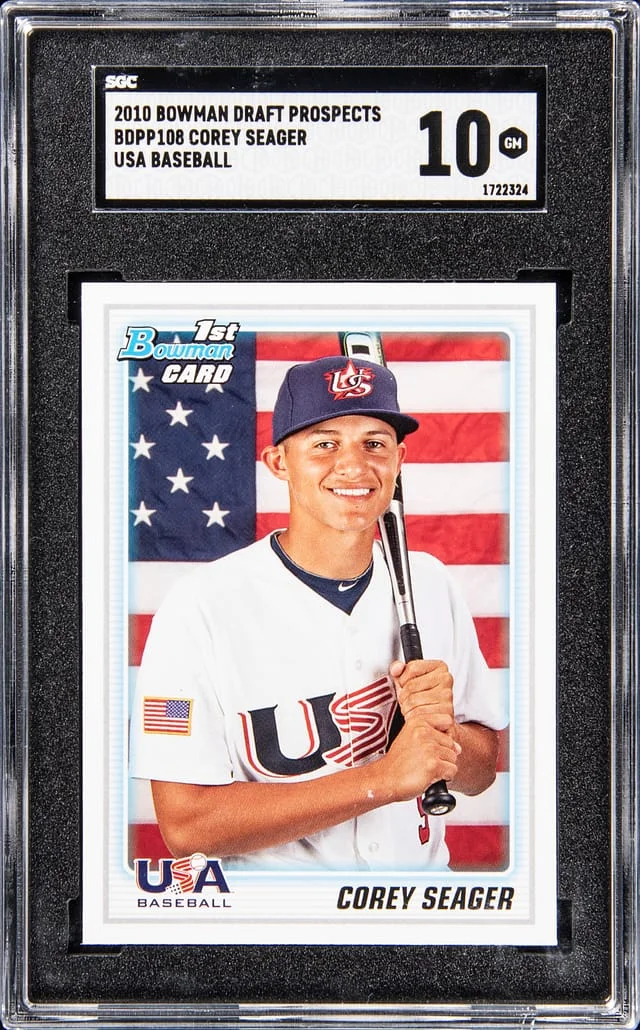 2010 Bowman Draft Corey Seager Prospects USA Baseball #BDPP108 card image
