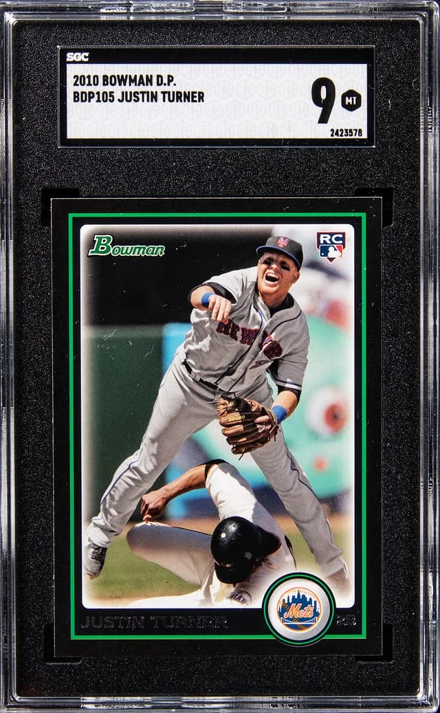 2010 Bowman Draft Picks Justin Turner #BDP105 card image