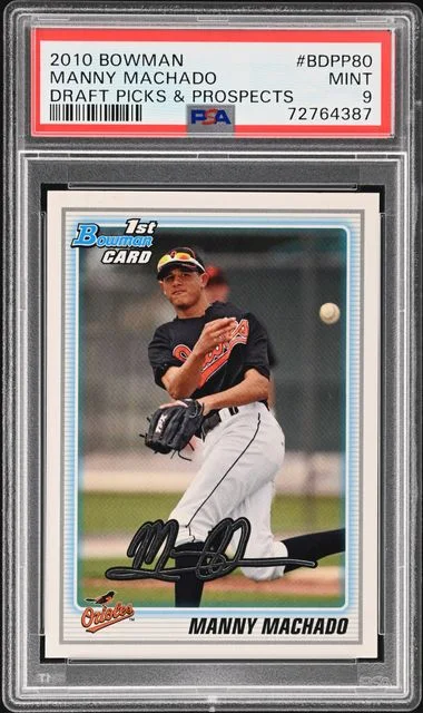 2010 Bowman Draft Picks & Prospects Manny Machado #BDPP80 card image