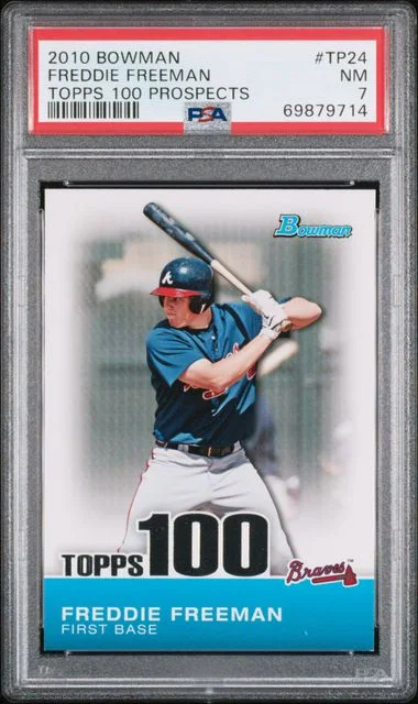 2010 Bowman Freddie Freeman Topps 100 Prospects #TP24 card image