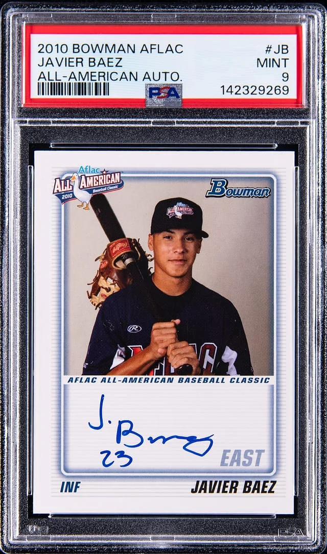 2010 Bowman Javier Baez AFLAC All-American Autograph #AFLAC-JB card image