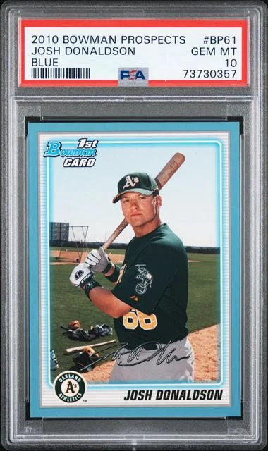 2010 Bowman Josh Donaldson Prospects Blue #BP61 card image