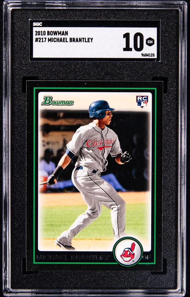 2010 Bowman Michael Brantley #217 card image