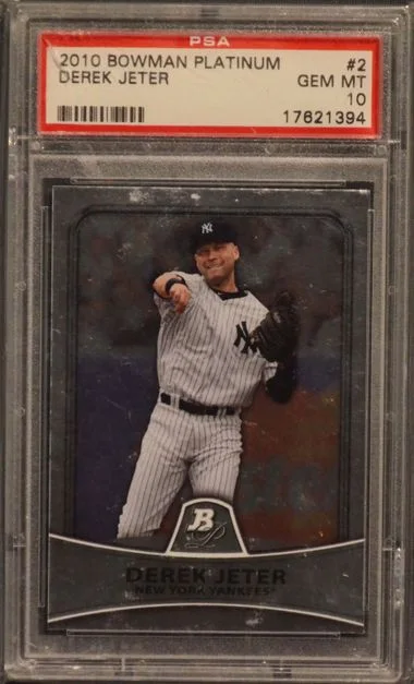 2010 Bowman Platinum Derek Jeter #2 card image