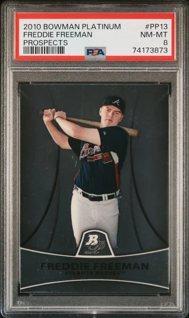 2010 Bowman Platinum Freddie Freeman Prospects #PP13 card image