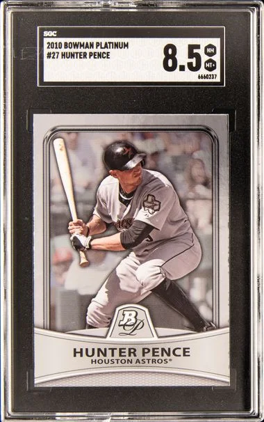 2010 Bowman Platinum Hunter Pence #27 card image