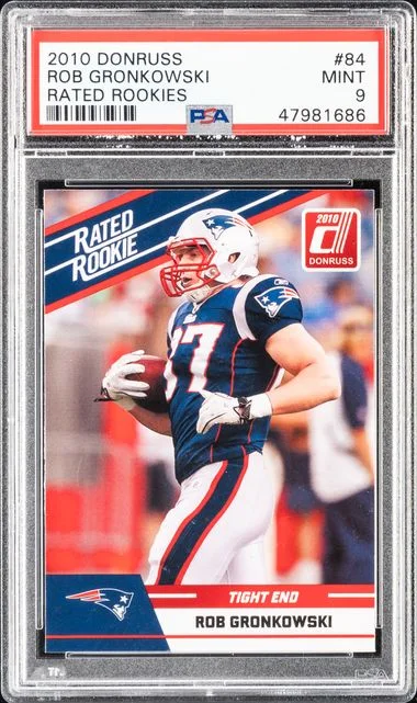 2010 Donruss Rob Gronkowski Rated Rookies #84 card image