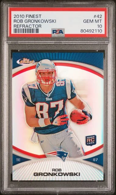 2010 Finest Rob Gronkowski Refractor #42 card image