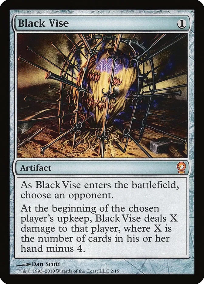 2010 From the Vault: Relics Black Vise mythic #2 unlisted card image