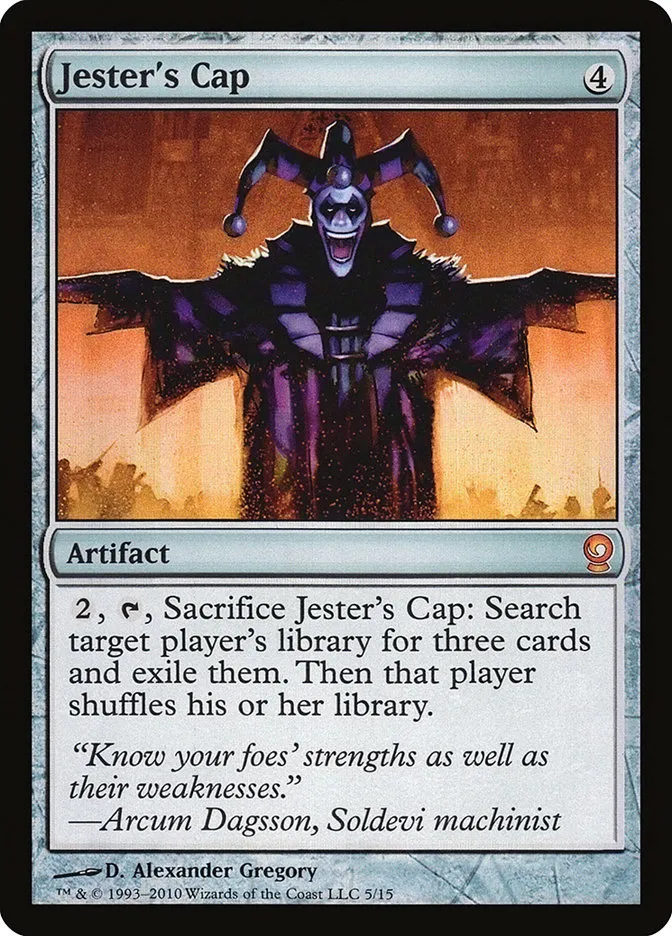 2010 From the Vault: Relics Jester's Cap mythic #5 unlisted card image