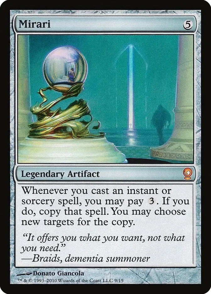 2010 From the Vault: Relics Mirari mythic #9 unlisted card image
