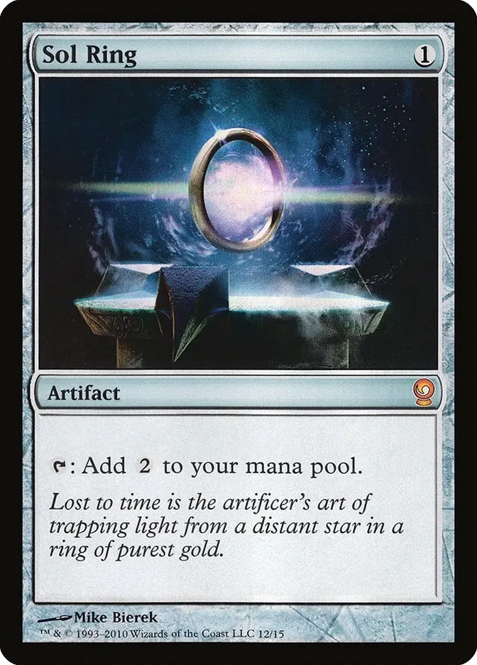 2010 From the Vault: Relics Sol Ring mythic #12 unlisted card image