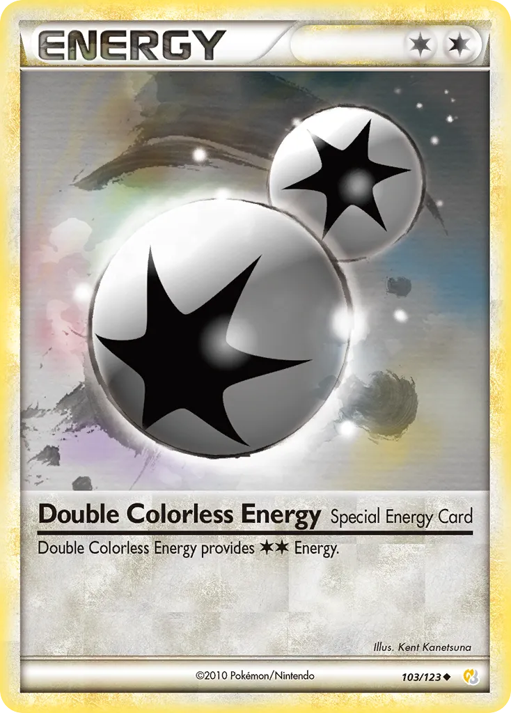 2010 HeartGold & SoulSilver Double Colorless Energy Uncommon #103/123 Uncommon card image