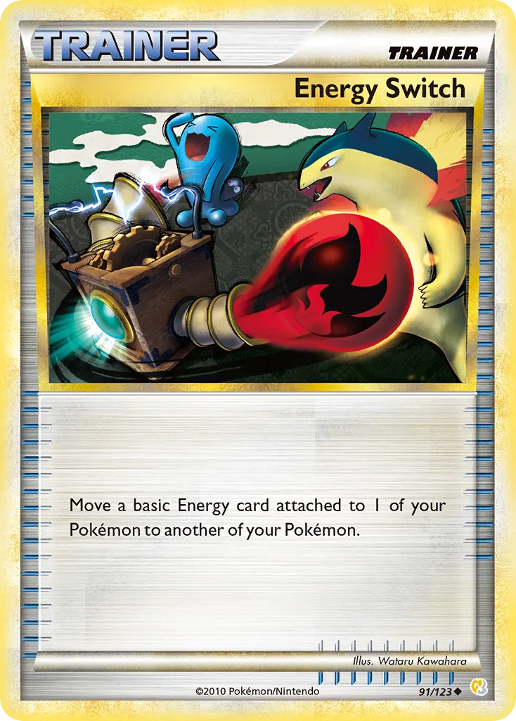 2010 HeartGold & SoulSilver Energy Switch Uncommon #091/123 Uncommon card image