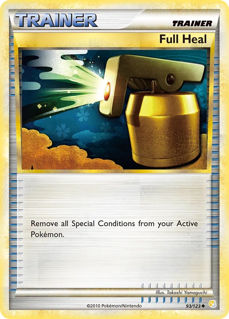 2010 HeartGold & SoulSilver Full Heal Uncommon #093/123 Uncommon card image