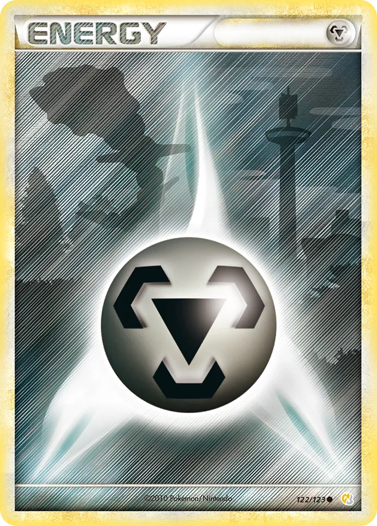 2010 HeartGold & SoulSilver Metal Energy Common #122/123 Common card image