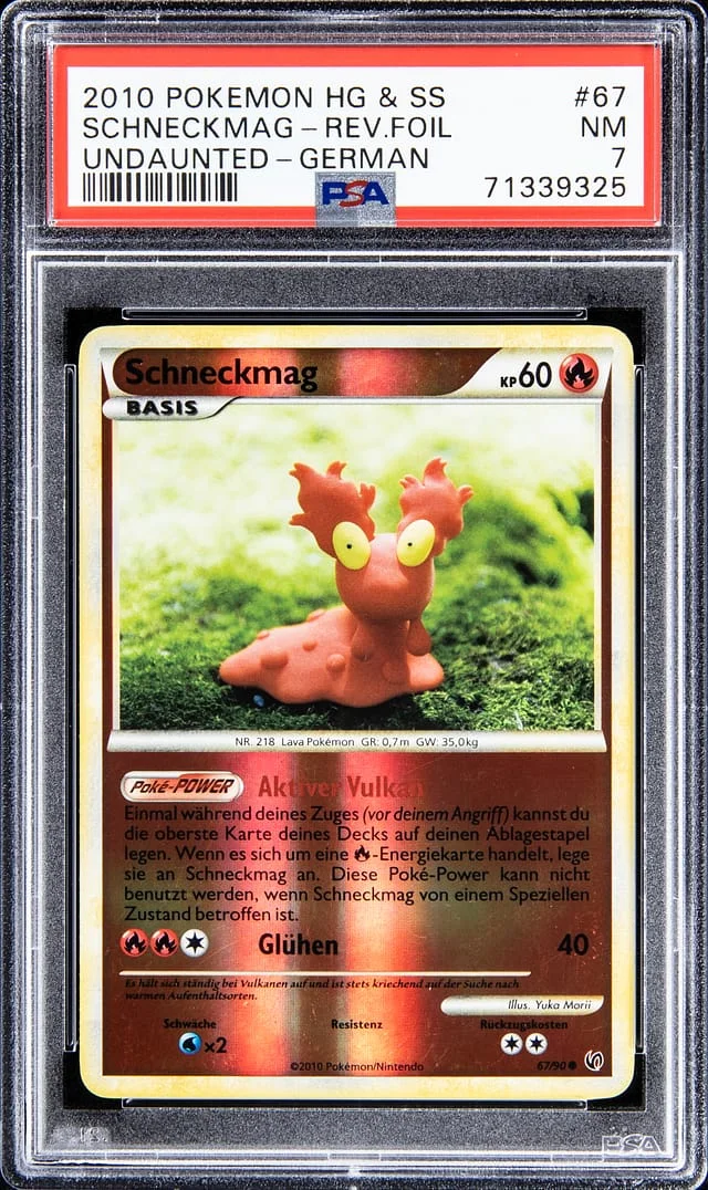2010 HeartGold & SoulSilver Schneckmag Undaunted Rare German Reverse Foil #67 card image