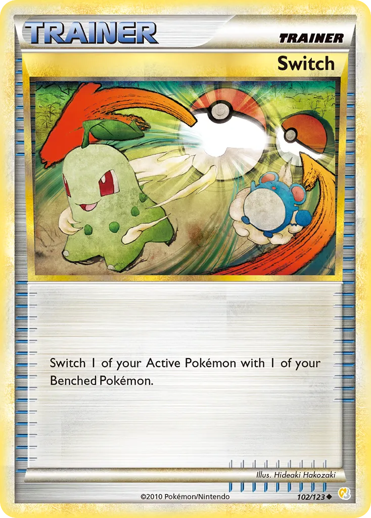 2010 HeartGold & SoulSilver Switch Uncommon #102/123 Uncommon card image