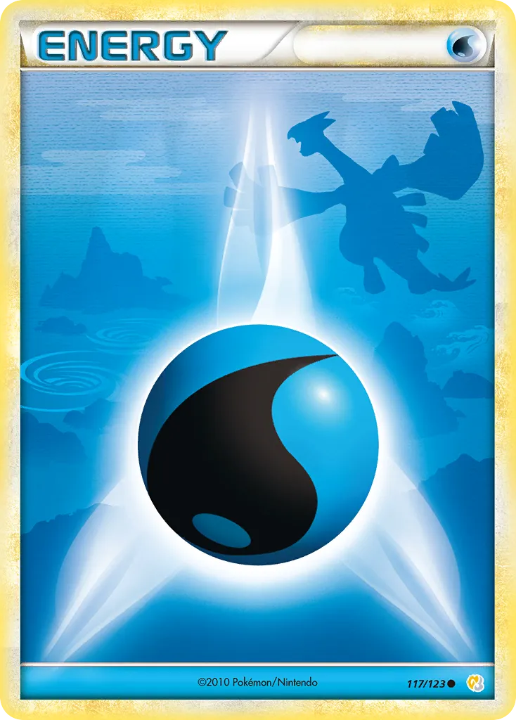 2010 HeartGold & SoulSilver Water Energy Common #117/123 Common card image