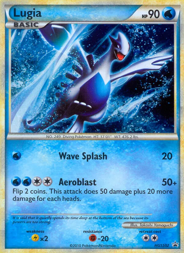 2010 HGSS Black Star Promos Lugia #HGSS02 card image