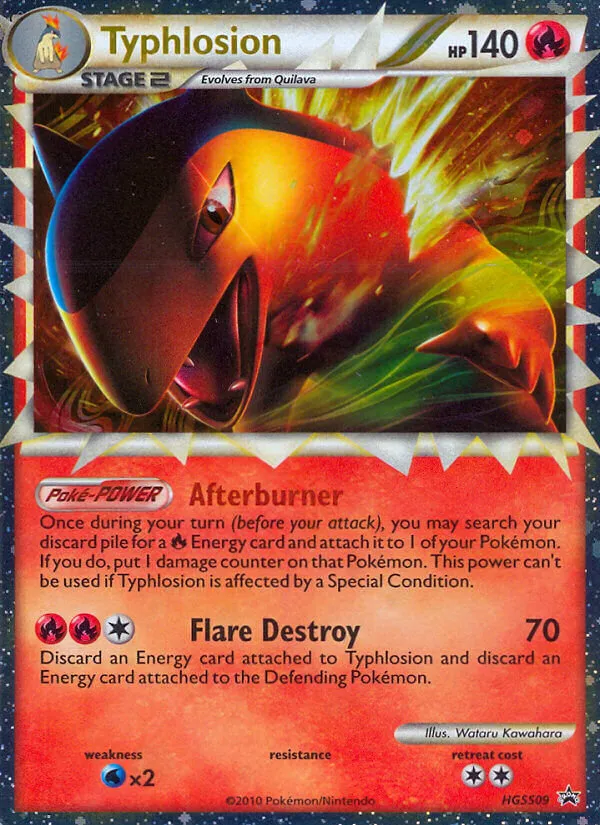 2010 HGSS Black Star Promos Typhlosion #HGSS09 card image