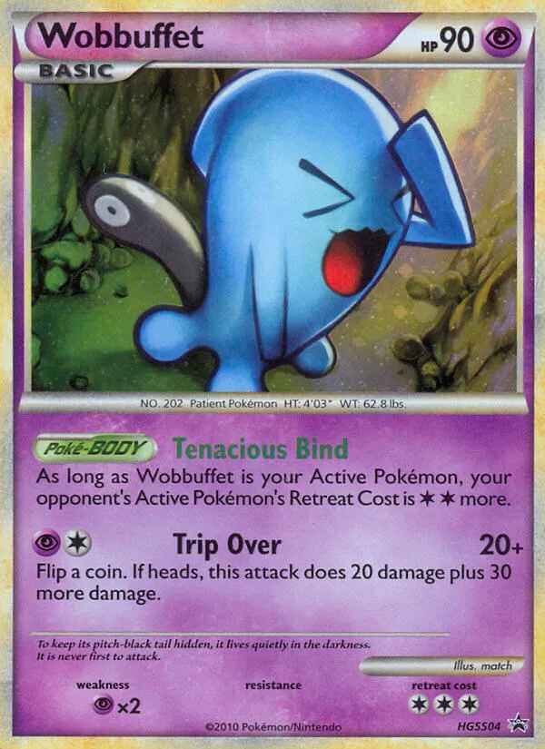 2010 HGSS Black Star Promos Wobbuffet #HGSS04 card image