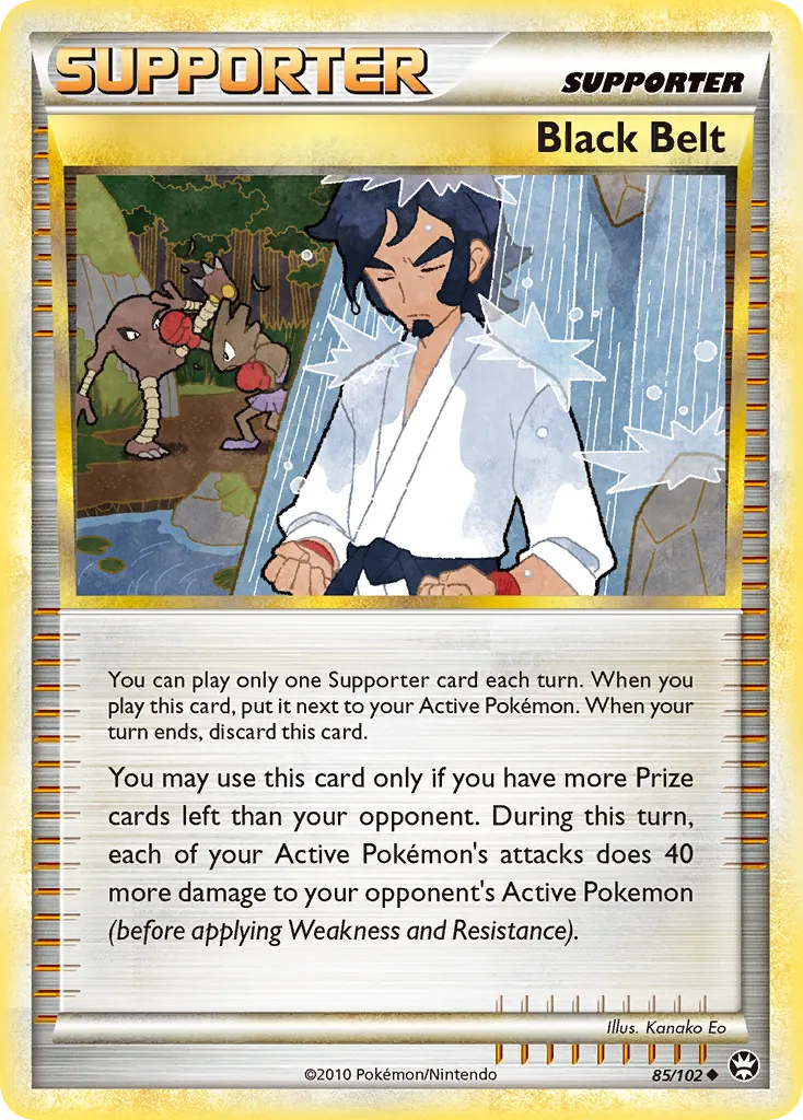 2010 HS—Triumphant Black Belt #085/102 Uncommon card image